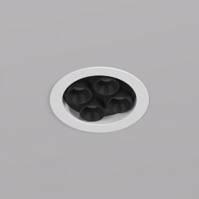 DK2510-WB Встраиваемый светильник SPACE со светодиодом d65 220V 8W 38° 4000К IP20 белый/черный алюминий в Когалыме - kogalym.ok-mebel.com | фото 2