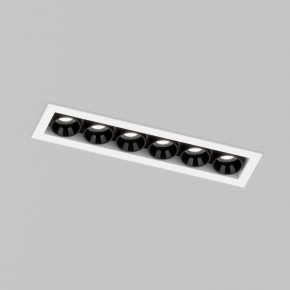 DK2514-WB Встраиваемый светильник SPACE со светодиодом L126mm 220V 10W 38° 4000К IP20 белый/черный алюминий в Когалыме - kogalym.ok-mebel.com | фото