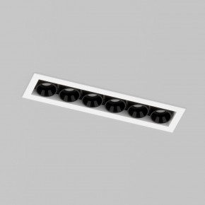 DK2514-WB Встраиваемый светильник SPACE со светодиодом L126mm 220V 10W 38° 4000К IP20 белый/черный алюминий в Когалыме - kogalym.ok-mebel.com | фото 2