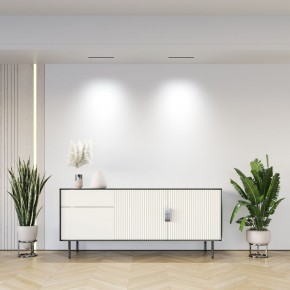 DK2515-WB Встраиваемый светильник SPACE со светодиодом L240mm 220V 20W 38° 4000К IP20 белый/черный алюминий в Когалыме - kogalym.ok-mebel.com | фото 7