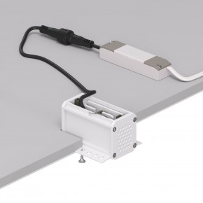 DK2530-WB Встраиваемый светильник SPACE со светодиодом под шпатлевку L69mm 220V 6W 38° 4000К IP20 белый/черный алюминий в Когалыме - kogalym.ok-mebel.com | фото 5