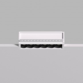 DK2531-WB Встраиваемый светильник SPACE со светодиодом под шпатлевку L126mm 220V 10W 38° 4000К IP20 белый/черный алюминий в Когалыме - kogalym.ok-mebel.com | фото 4