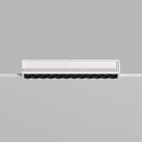 DK2532-WB Встраиваемый светильник SPACE со светодиодом под шпатлевку L240mm 220V 20W 38° 4000К IP20 белый/черный алюминий в Когалыме - kogalym.ok-mebel.com | фото 4