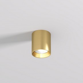 DK2610-SB Накладной светильник SHINE TUBE со светодиодом, D70*H80, IP20, 3000К, 10W, RA?90, сатинированная латунь, алюминий в Когалыме - kogalym.ok-mebel.com | фото