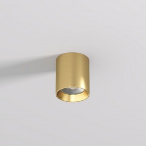 DK2610-SB Накладной светильник SHINE TUBE со светодиодом, D70*H80, IP20, 3000К, 10W, RA?90, сатинированная латунь, алюминий в Когалыме - kogalym.ok-mebel.com | фото 2