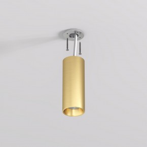 DK2615-SB Накладной светильник SHINE TUBE со светодиодом, D45*H115, IP20, 3000К, 7W, RA?90, сатинированная латунь, алюминий в Когалыме - kogalym.ok-mebel.com | фото 3
