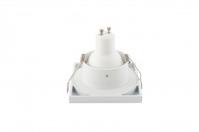 DK3014-WH Встраиваемый светильник влагозащ., IP 44, 50 Вт, GU10, белый, алюминий в Когалыме - kogalym.ok-mebel.com | фото 5