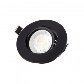DK3020-BK Встраиваемый светильник, IP 20, 10 Вт, GU5.3, LED, черный, пластик в Когалыме - kogalym.ok-mebel.com | фото 1