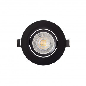 DK3020-BK Встраиваемый светильник, IP 20, 10 Вт, GU5.3, LED, черный, пластик в Когалыме - kogalym.ok-mebel.com | фото