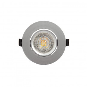 DK3020-CM Встраиваемый светильник, IP 20, 10 Вт, GU5.3, LED, серый, пластик в Когалыме - kogalym.ok-mebel.com | фото 1