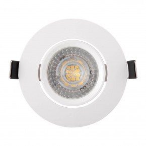 DK3020-WH Встраиваемый светильник, IP 20, 10 Вт, GU5.3, LED, белый, пластик в Когалыме - kogalym.ok-mebel.com | фото