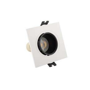 DK3021-WB Встраиваемый светильник, IP 20, 10 Вт, GU5.3, LED, белый/черный, пластик в Когалыме - kogalym.ok-mebel.com | фото 2
