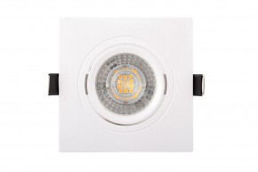 DK3021-WH Встраиваемый светильник, IP 20, 10 Вт, GU5.3, LED, белый, пластик в Когалыме - kogalym.ok-mebel.com | фото 2