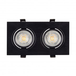 DK3022-BK Встраиваемый светильник, IP 20, 10 Вт, GU5.3, LED, черный, пластик в Когалыме - kogalym.ok-mebel.com | фото 2