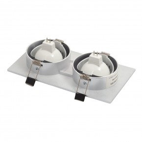 DK3022-CM Встраиваемый светильник, IP 20, 10 Вт, GU5.3, LED, серый, пластик в Когалыме - kogalym.ok-mebel.com | фото 4