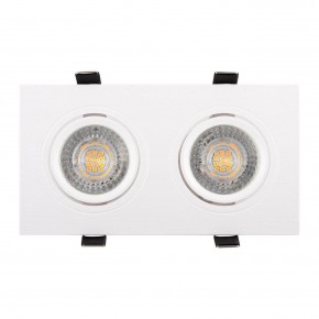 DK3022-WH Встраиваемый светильник, IP 20, 10 Вт, GU5.3, LED, белый, пластик в Когалыме - kogalym.ok-mebel.com | фото 2