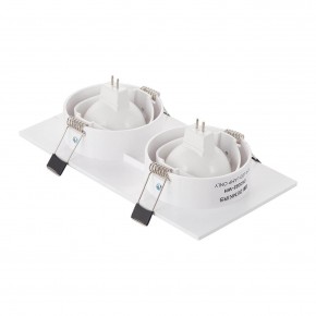 DK3022-WH Встраиваемый светильник, IP 20, 10 Вт, GU5.3, LED, белый, пластик в Когалыме - kogalym.ok-mebel.com | фото 3
