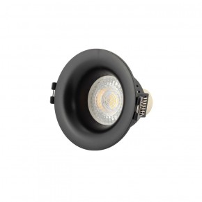DK3024-BK Встраиваемый светильник, IP 20, 10 Вт, GU5.3, LED, черный, пластик в Когалыме - kogalym.ok-mebel.com | фото 1