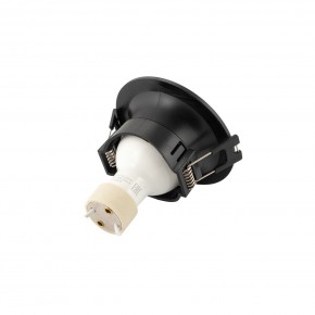 DK3024-BK Встраиваемый светильник, IP 20, 10 Вт, GU5.3, LED, черный, пластик в Когалыме - kogalym.ok-mebel.com | фото 3