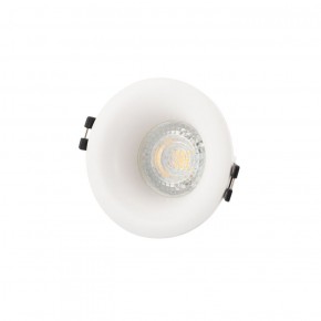 DK3024-WH Встраиваемый светильник, IP 20, 10 Вт, GU5.3, LED, белый, пластик в Когалыме - kogalym.ok-mebel.com | фото 1