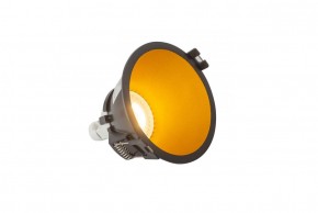 DK3026-BG Встраиваемый светильник, IP 20, 10 Вт, GU5.3, LED, черный/золотой, пластик в Когалыме - kogalym.ok-mebel.com | фото 3