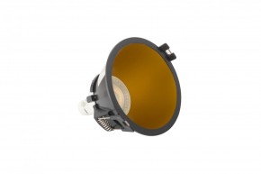 DK3026-BG Встраиваемый светильник, IP 20, 10 Вт, GU5.3, LED, черный/золотой, пластик в Когалыме - kogalym.ok-mebel.com | фото 4
