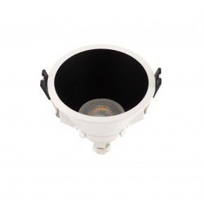 DK3026-WB Встраиваемый светильник, IP 20, 10 Вт, GU5.3, LED, белый/черный, пластик в Когалыме - kogalym.ok-mebel.com | фото 2