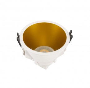 DK3026-WG Встраиваемый светильник, IP 20, 10 Вт, GU5.3, LED, белый/золотой, пластик в Когалыме - kogalym.ok-mebel.com | фото 2