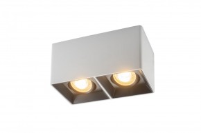 DK3035-WB Светильник накладной IP 20, 10 Вт, GU5.3, LED, белый/черный, пластик в Когалыме - kogalym.ok-mebel.com | фото