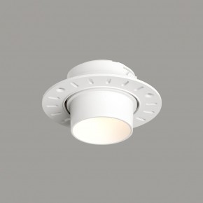 DK3056-WH Встраиваемый светильник под шпатлевку, IP20, до 15 Вт, LED, GU5,3, белый, пластик в Когалыме - kogalym.ok-mebel.com | фото 1