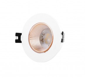 DK3061-WBR Встраиваемый светильник, IP 20, 10 Вт, GU5.3, LED, белый/бронзовый, пластик в Когалыме - kogalym.ok-mebel.com | фото