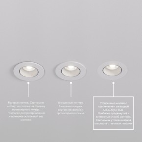 DK3061-WBR Встраиваемый светильник, IP 20, 10 Вт, GU5.3, LED, белый/бронзовый, пластик в Когалыме - kogalym.ok-mebel.com | фото 4