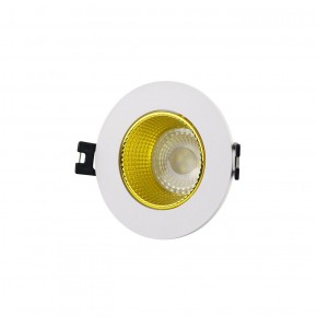 DK3061-WH+YE Встраиваемый светильник, IP 20, 10 Вт, GU5.3, LED, белый/желтый, пластик в Когалыме - kogalym.ok-mebel.com | фото 1