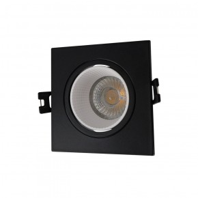 DK3071-BK+WH Встраиваемый светильник, IP 20, 10 Вт, GU5.3, LED, черный/белый, пластик в Когалыме - kogalym.ok-mebel.com | фото 1
