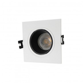 DK3071-WH+BK Встраиваемый светильник, IP 20, 10 Вт, GU5.3, LED, белый/черный, пластик в Когалыме - kogalym.ok-mebel.com | фото 1