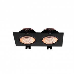 DK3072-BBR Встраиваемый светильник, IP 20, 10 Вт, GU5.3, LED, черный/бронзовый, пластик в Когалыме - kogalym.ok-mebel.com | фото 2