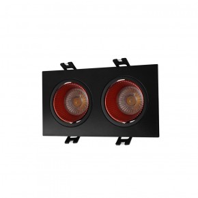 DK3072-BK+RD Встраиваемый светильник, IP 20, 10 Вт, GU5.3, LED, черный/красный, пластик в Когалыме - kogalym.ok-mebel.com | фото