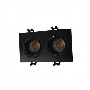 DK3072-BK Встраиваемый светильник, IP 20, 10 Вт, GU5.3, LED, черный/черный, пластик в Когалыме - kogalym.ok-mebel.com | фото