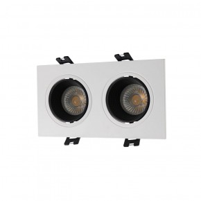 DK3072-WH+BK Встраиваемый светильник, IP 20, 10 Вт, GU5.3, LED, белый/черный, пластик в Когалыме - kogalym.ok-mebel.com | фото