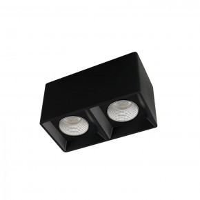 DK3085-BK+CH Светильник накладной IP 20, 10 Вт, GU5.3, LED, черный/хром, пластик в Когалыме - kogalym.ok-mebel.com | фото