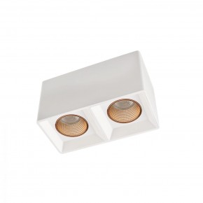 DK3085-WH+BR Светильник накладной IP 20, 10 Вт, GU5.3, LED, белый/бронзовый, пластик в Когалыме - kogalym.ok-mebel.com | фото