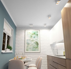 DK3085-WH+BR Светильник накладной IP 20, 10 Вт, GU5.3, LED, белый/бронзовый, пластик в Когалыме - kogalym.ok-mebel.com | фото 2