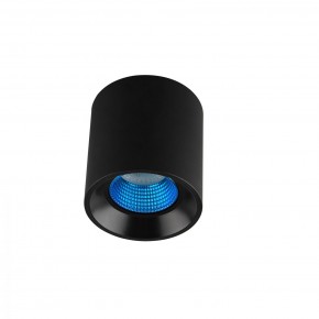 DK3090-BK+CY Светильник накладной IP 20, 10 Вт, GU5.3, LED, черный/голубой, пластик в Когалыме - kogalym.ok-mebel.com | фото
