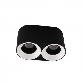 DK3096-BW+BK Светильник накладной IP 20, 10 Вт, GU5.3, LED, черно-белый/черный, пластик в Когалыме - kogalym.ok-mebel.com | фото