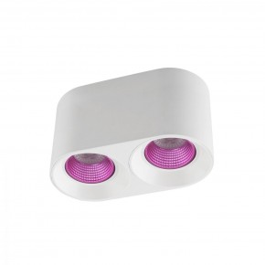 DK3096-WH+PI Светильник накладной IP 20, 10 Вт, GU5.3, LED, белый/розовый, пластик в Когалыме - kogalym.ok-mebel.com | фото