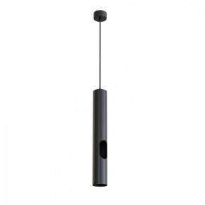 DK4045-BK Подвесной светильник, с декоративным вырезом, IP 20, до 15 Вт, LED, GU10, черный, алюминий в Когалыме - kogalym.ok-mebel.com | фото