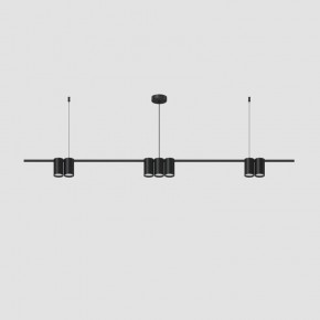DK4063-BK Подвесной светильник ORBIT, IP20, 7xGU10 LED до 15 Вт, черный матовый, алюминий в Когалыме - kogalym.ok-mebel.com | фото 2