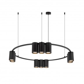 DK4065-BK Подвесной светильник ORBIT, IP20, 10xGU10 LED до 15 Вт, черный матовый, алюминий в Когалыме - kogalym.ok-mebel.com | фото 3