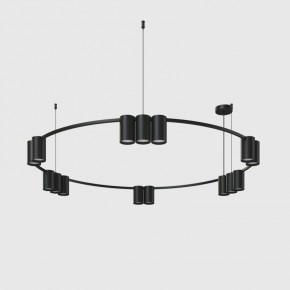 DK4067-BK Подвесной светильник ORBIT, IP20, 15xGU10 LED до 15 Вт, черный матовый, алюминий в Когалыме - kogalym.ok-mebel.com | фото 2