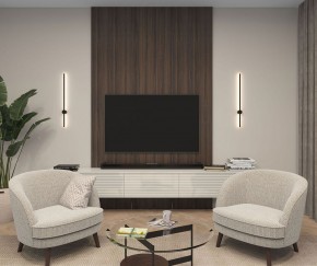 DK5012-BK Бра 800 мм, 3000К, IP20, 7 Вт, черный, алюминий в Когалыме - kogalym.ok-mebel.com | фото 5